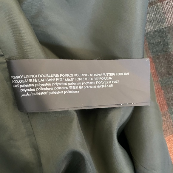 Plaid Shacket with tie waist - Picture 3 of 7